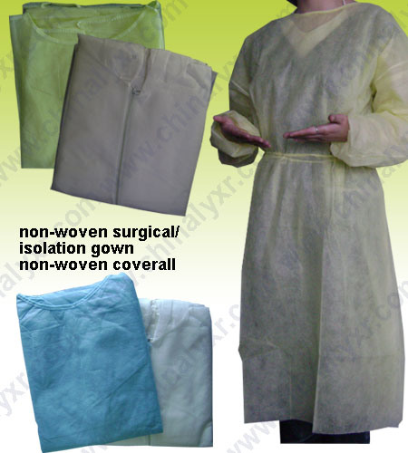 Yellow Disposable Surgical Gown Nonwovens