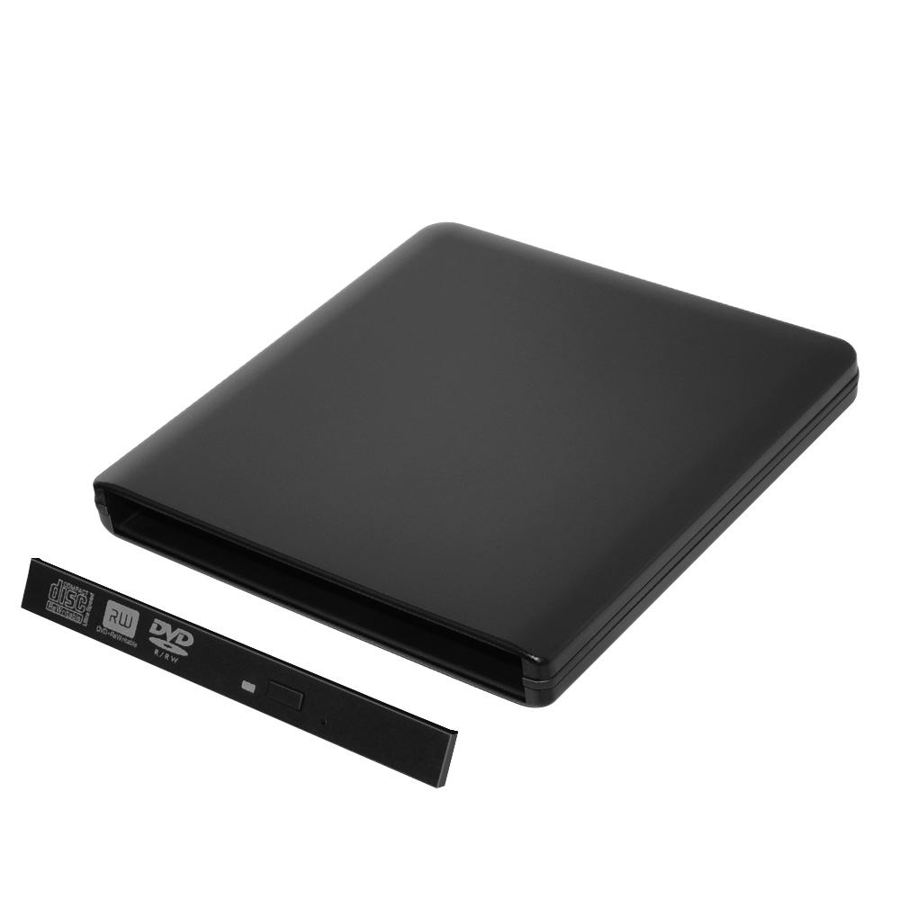ODPS1203-SU3 Pop-up 12.7mm USB3.0 Aluminium External DVD Case (Black)