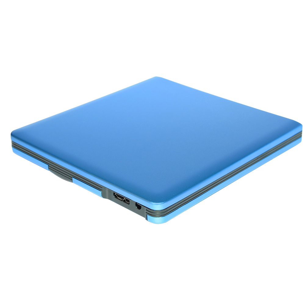 ODP1202-SU3 USB3.0 12.7mm Aluminum alloy External DVD Enclosure (Blue)