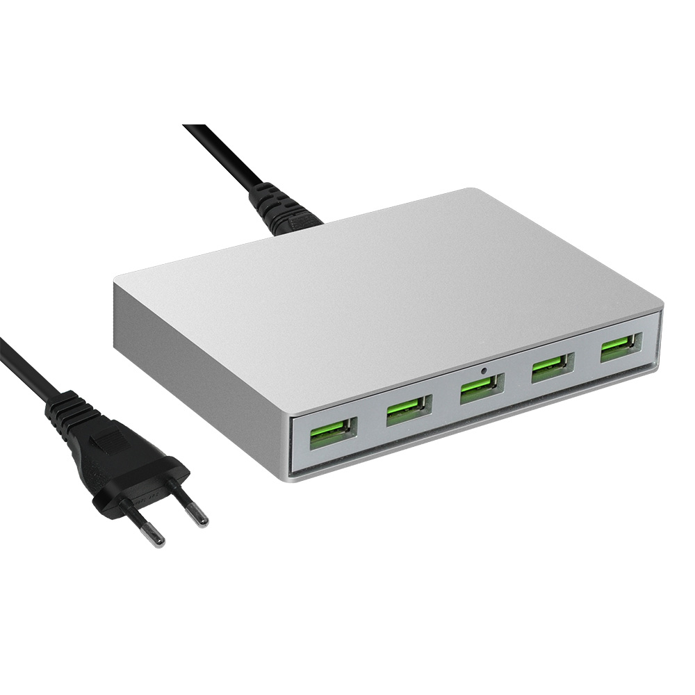 5 Ports QC3.0 USB Power Adapter For 45W T-Tip MacBook