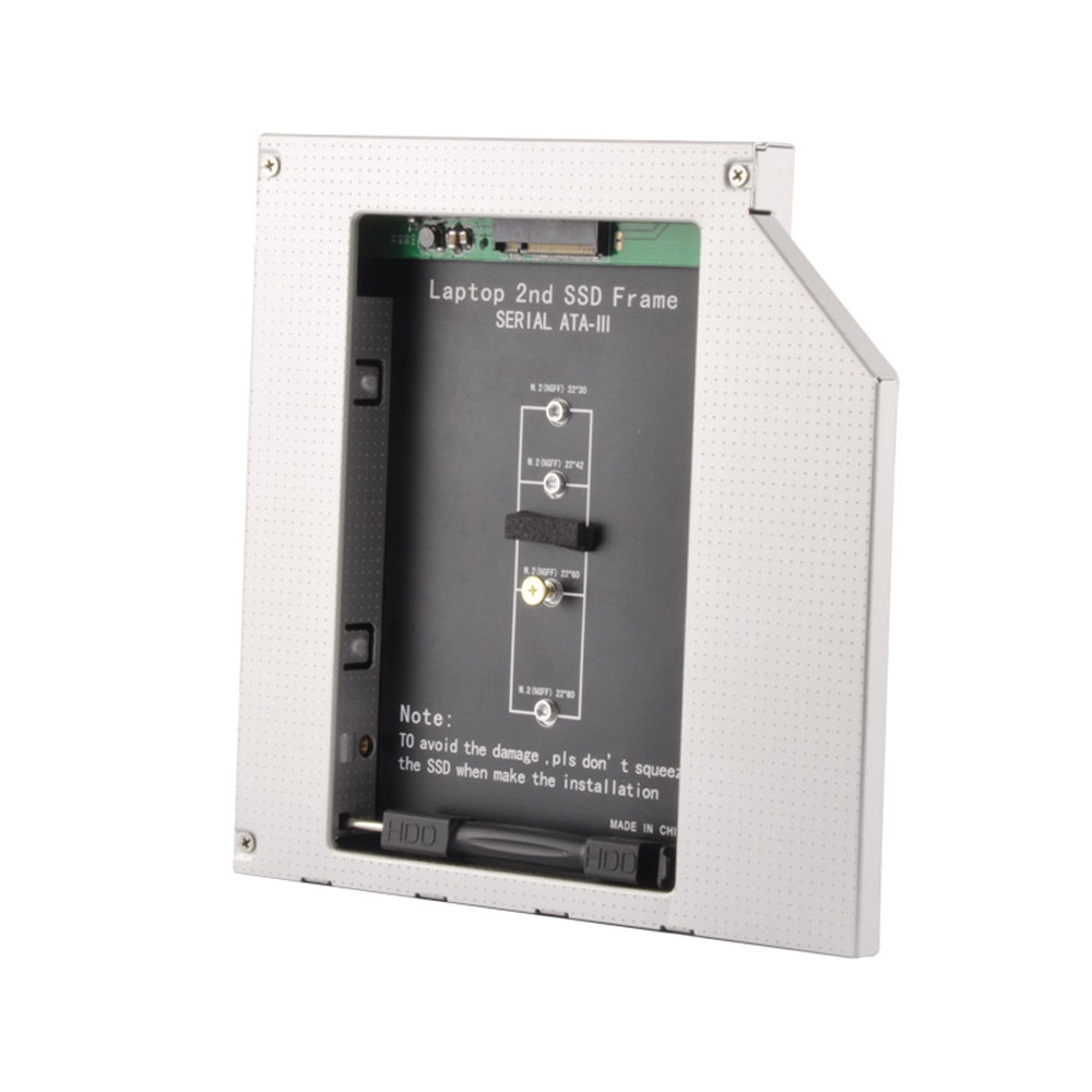 HD1206-N SATA3 M.2 NGFF SSD Card HDD Caddy