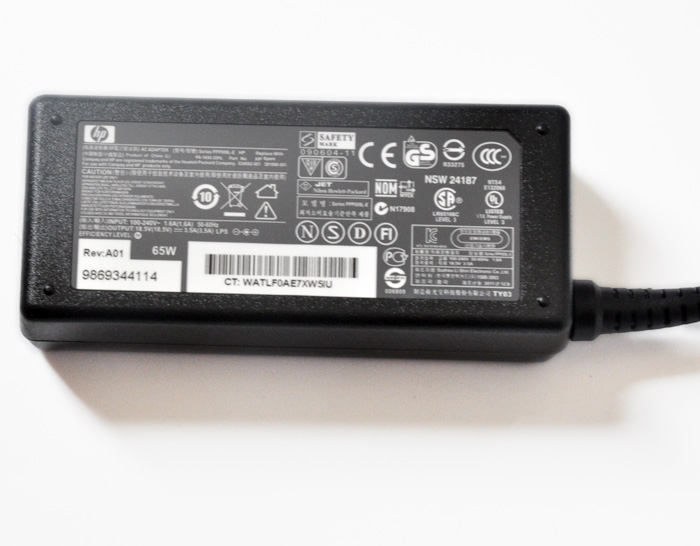 Laptop AC Adapter for HP 18.5V 3.5A 65W 4.8X1.7mm yellow