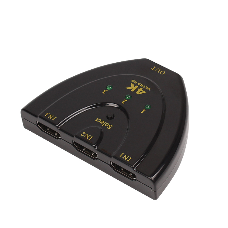 3 Port HDMI Switcher Support HDMI 1.4, 4k*2k