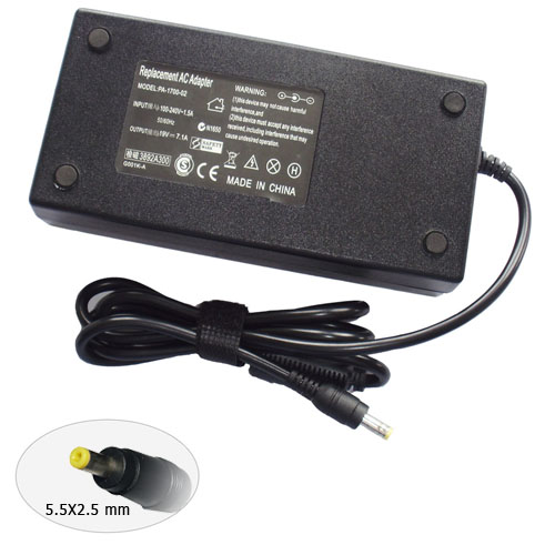 AC Adapter for ACER 19V 7.1A 135W 5.5X2.5mm yellow