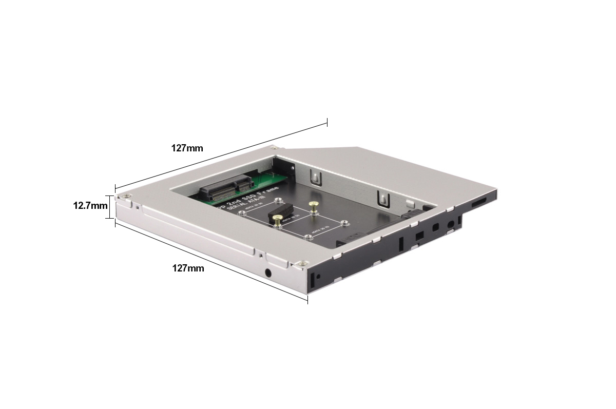 HD1206-M SATA 12.7mm SSD Enclosure