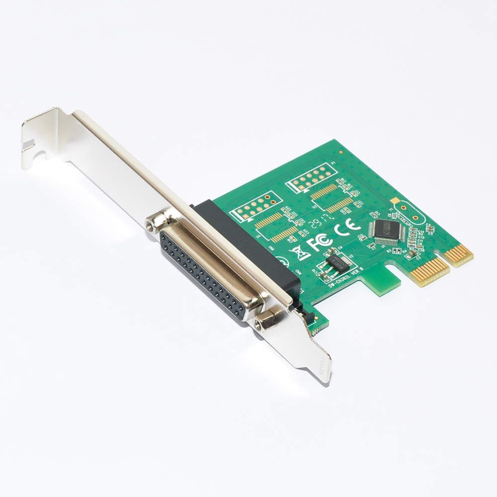 carte contrôleur PCI-E parallèle à 1 port (imprimante, LPT1, DB25) avec Driver dos