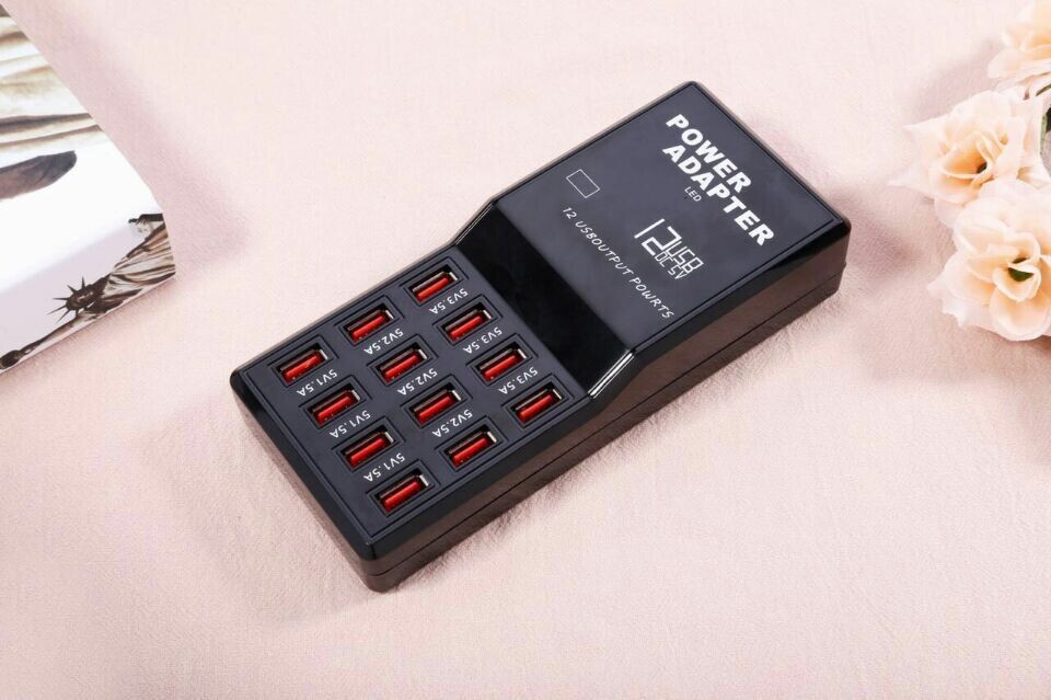 12 Ports Intelligent USB Charging station