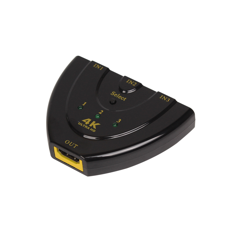 3 Port HDMI Switcher Support HDMI 1.4, 4k*2k