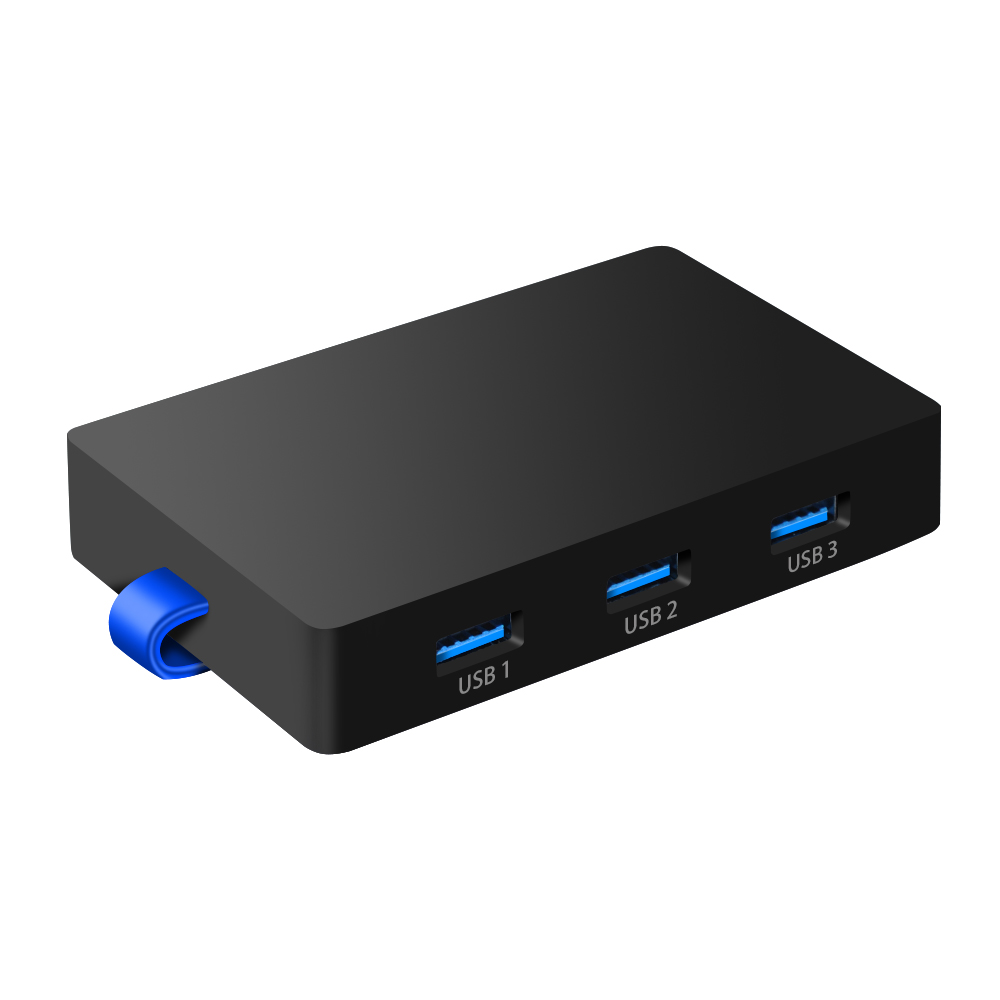 Многофункциональный концентратор 3HUB + RJ45 + HDMI + Type-C