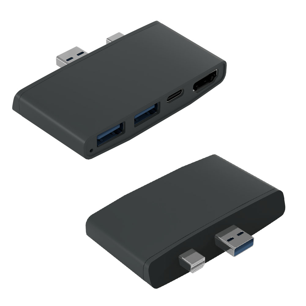 4 in 1 USB Hub Docking with UHD And USB Ports For Surface Pro Via USB3.0