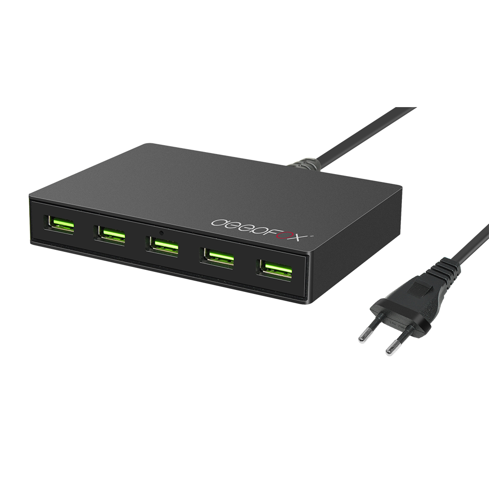 Cargador USB de 5 puertos QC3.0 para Surface Pro 2