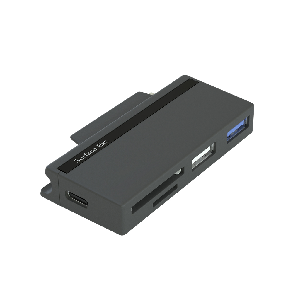 5 in 1 Type c hub Docking with Card Reader and USB Ports For Surface Go Type C Charging USB Hub