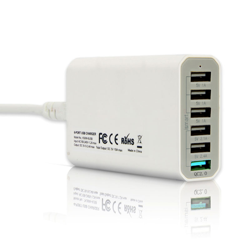 6 port QC3.0 USB3.0 Fast Charger