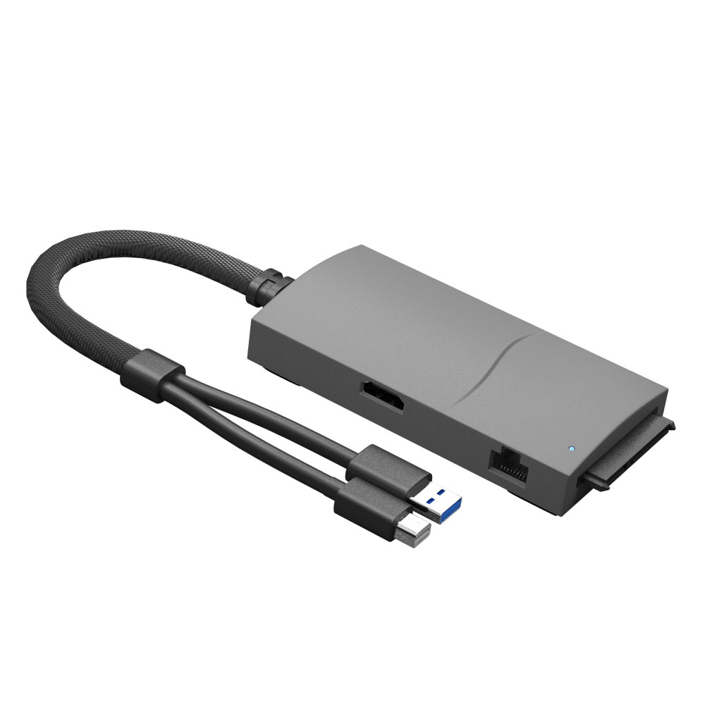 8 in 1 USB hub Docking with Ethernet Giga LAN and USB Ports For Surface Pro USB3.0 & Mini DP Double Interface