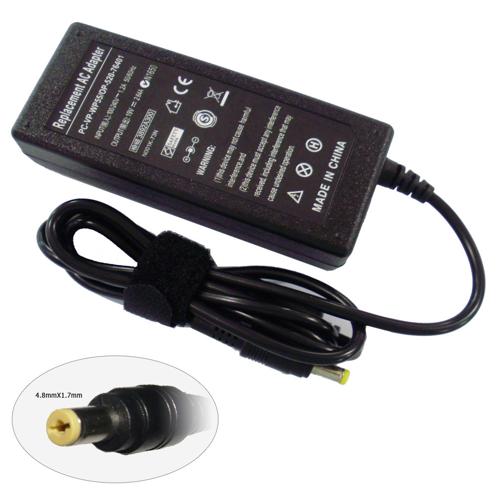 AC Adapter für ASUS 19V 2,64 a 50W 4.8 x 1.7 mm gelb