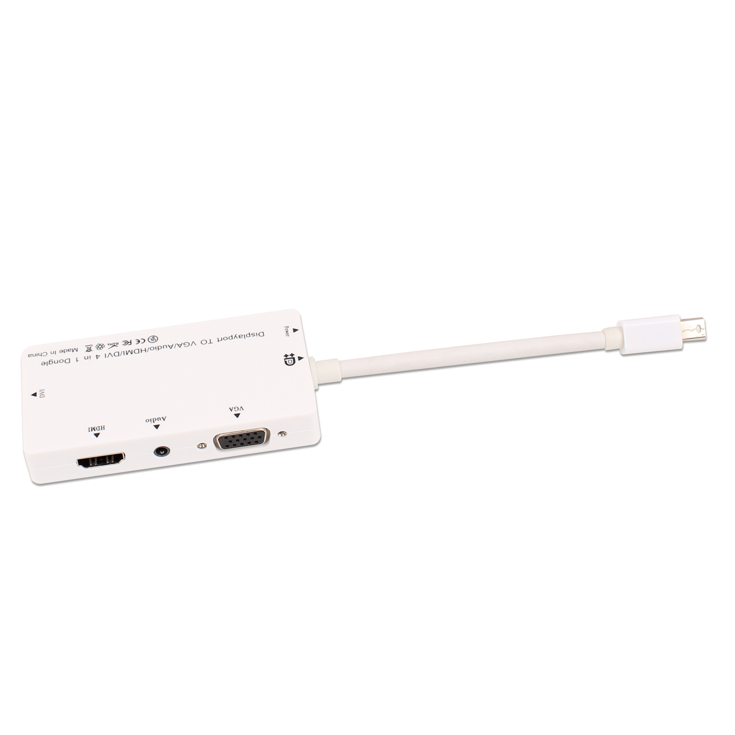 DP TO VGA\HDMI\DVI\AUDIO Splitter Hub