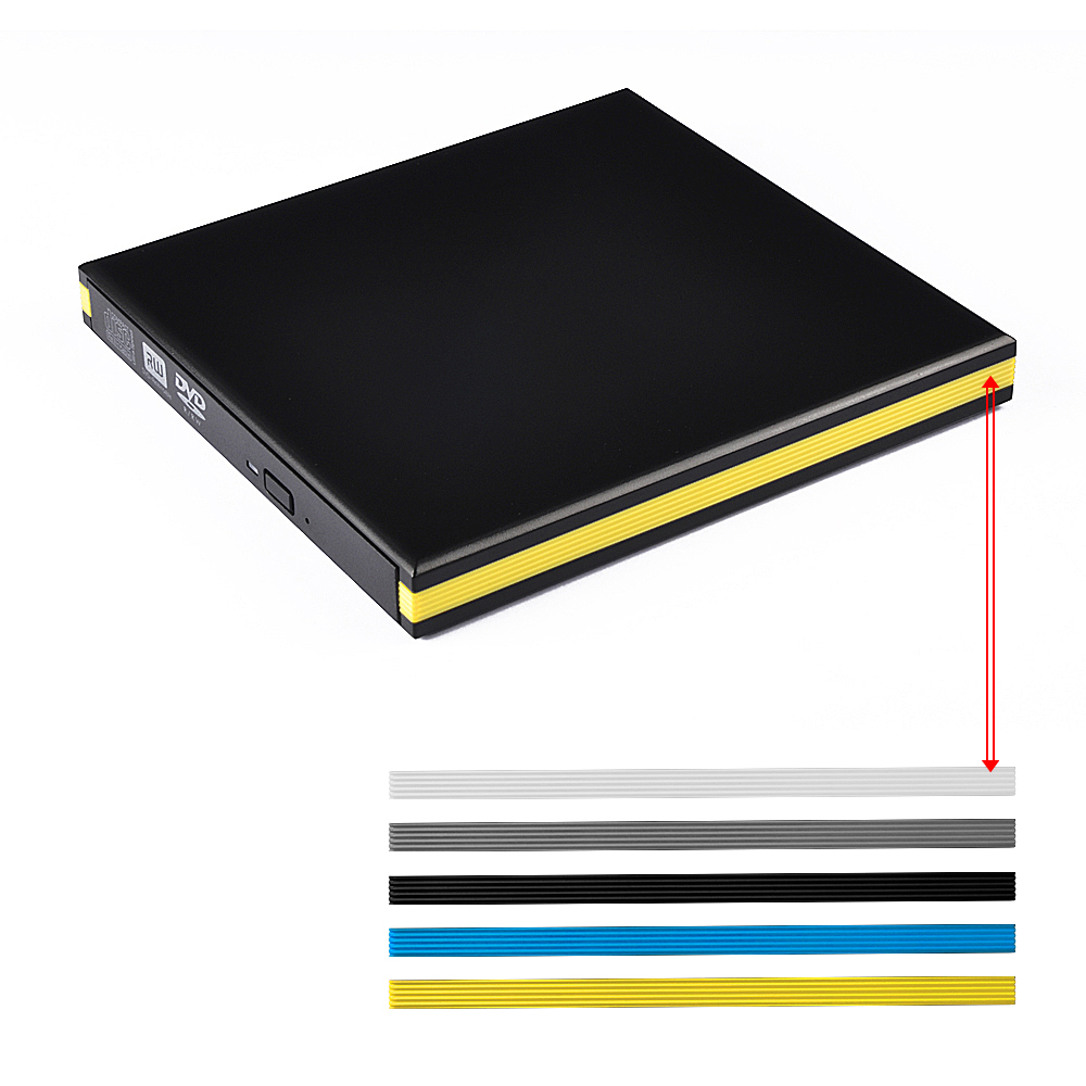 ECD008-SU3 USB 3,0 esterno DVD Burner caso