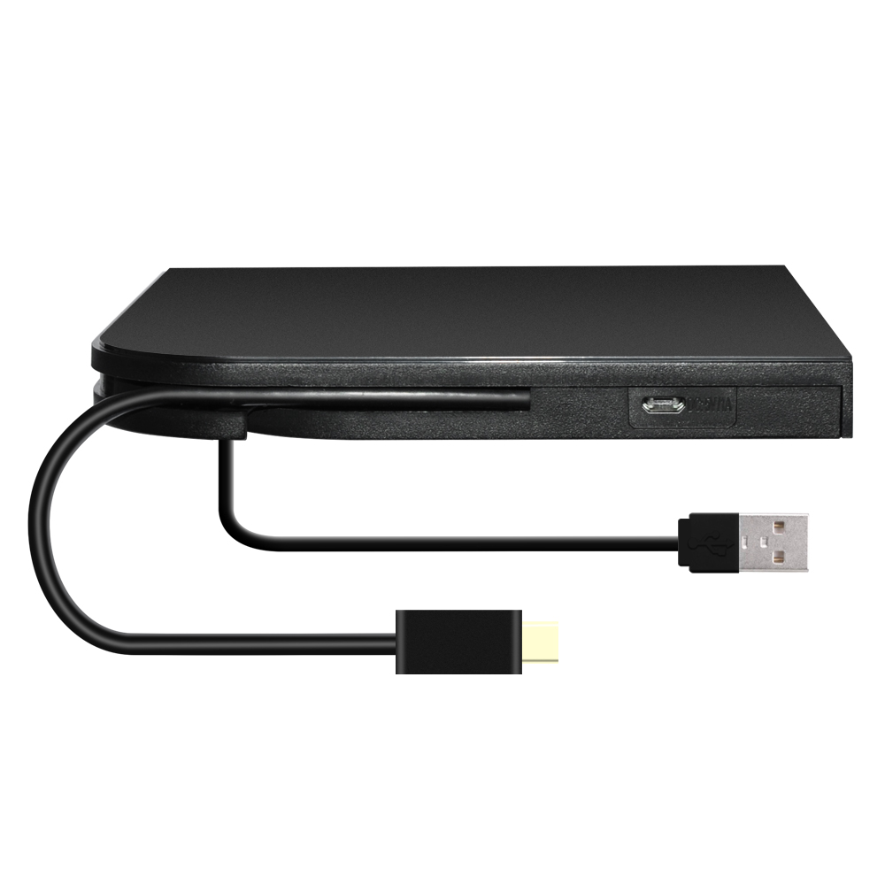 Boîtier de brûleur de DVD externe ECD916-c avec interface de type c
