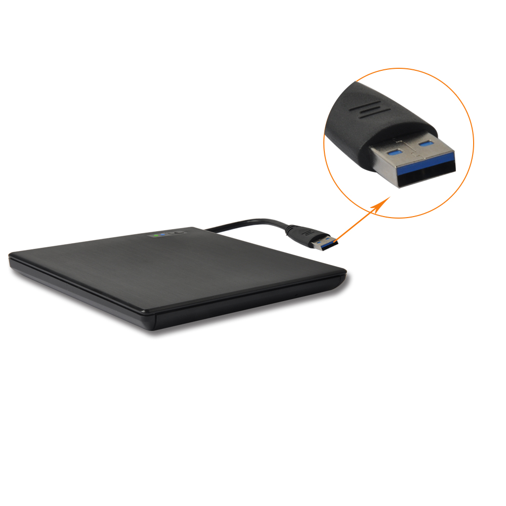 ECD918-3DW External Plug and Play DVD Burner