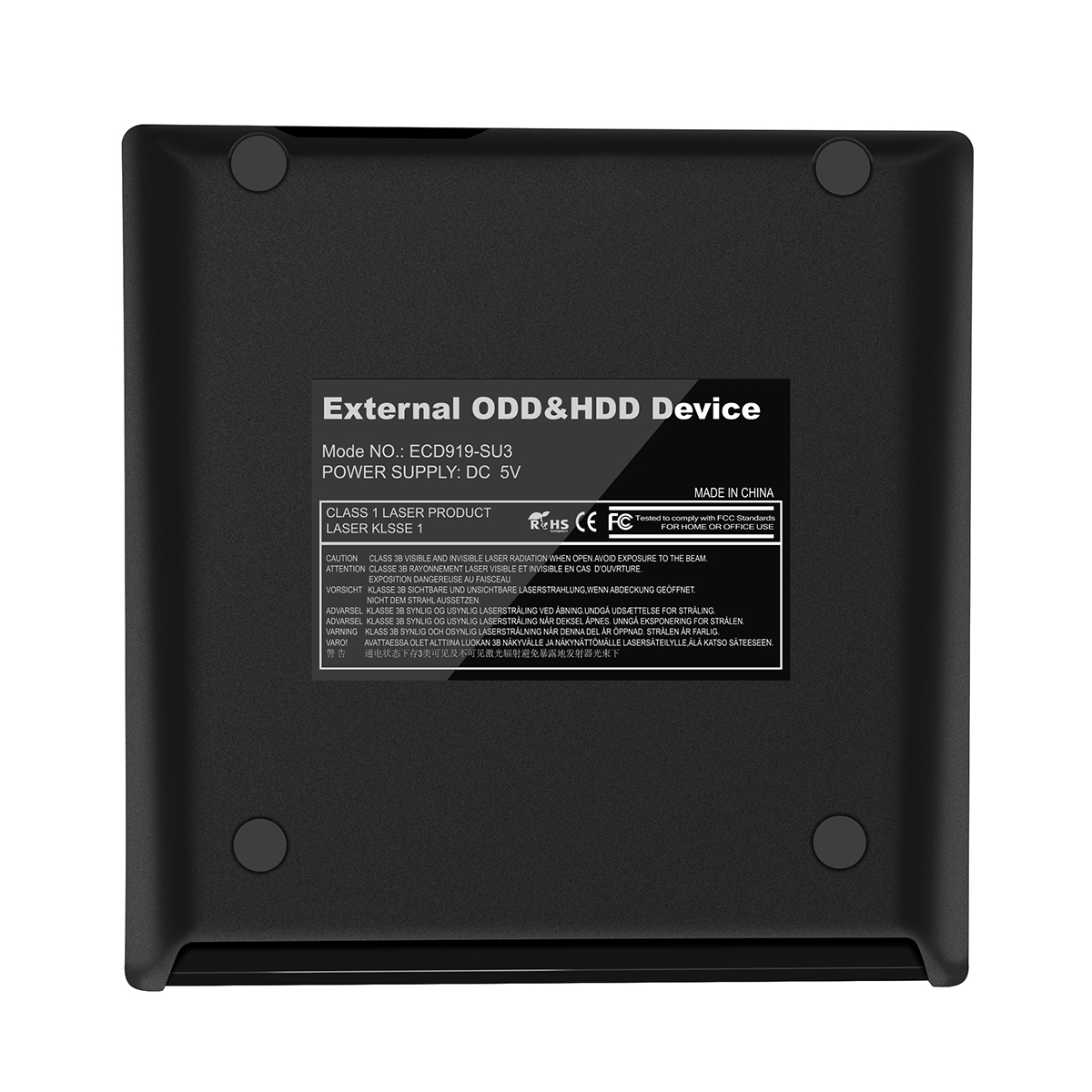 ECD919-SU3 USB 3.0 SATA DVD Burner Case