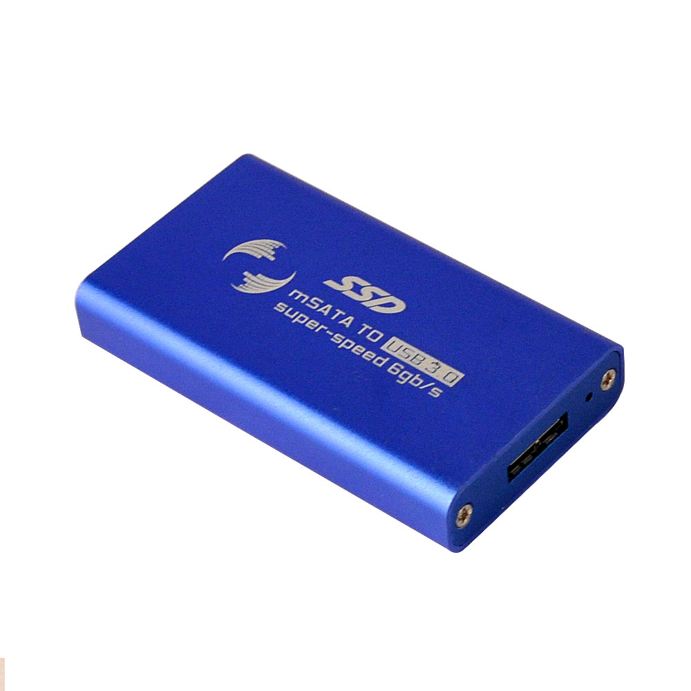 ES-MSATA (bleu) 2.5 pouces SATA HDD Enclosure