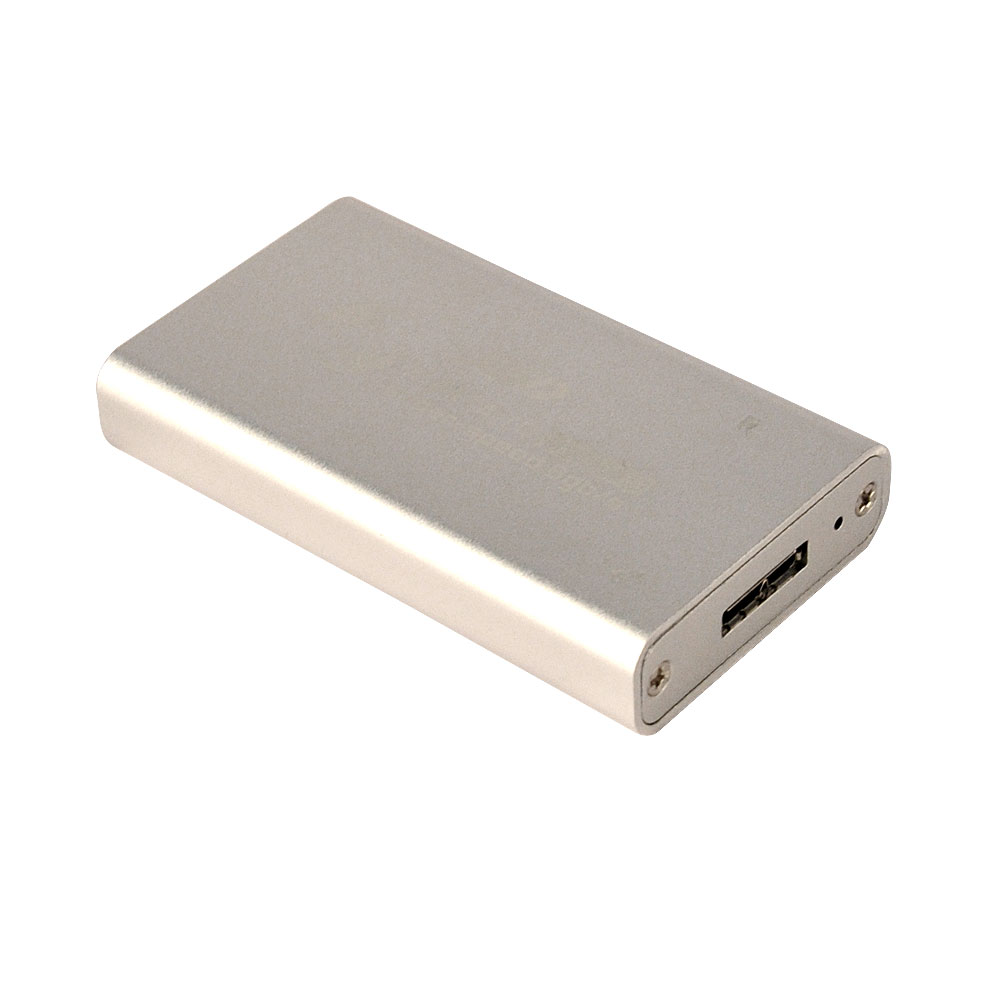 ES-MSATA (Silver) 2.5 inch SATA HDD Enclosure