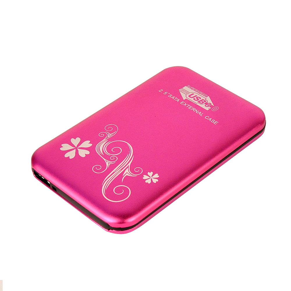 ES2512 (pink) 2.5 inch SATA HDD Enclosure