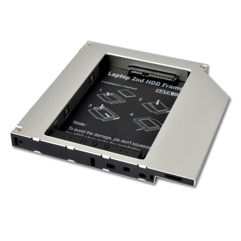 HD1203-S3 (SATA-SATA3) 2.7mm universel 2ème HDD Caddy