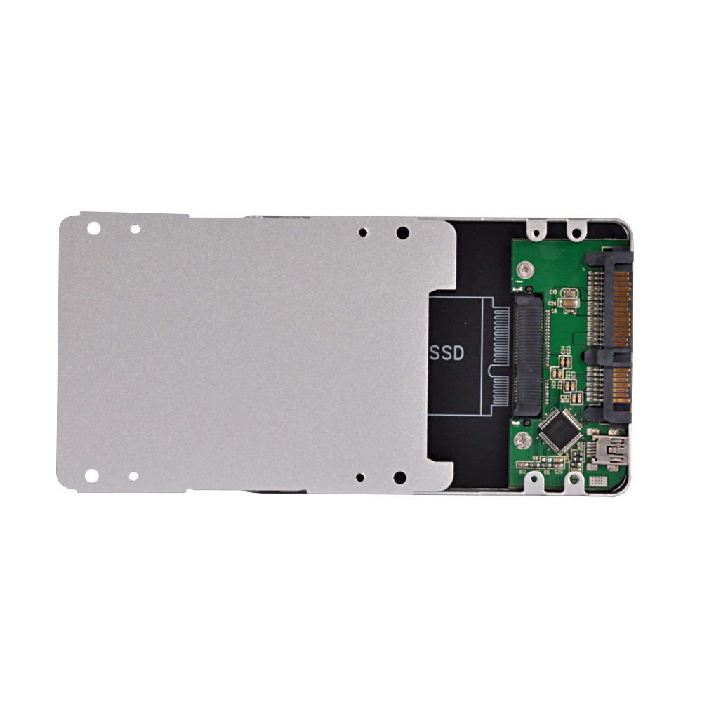 HD2570-II Mini SATA mSATA SSD a 2,5 "custodia HDD Adapter Converter