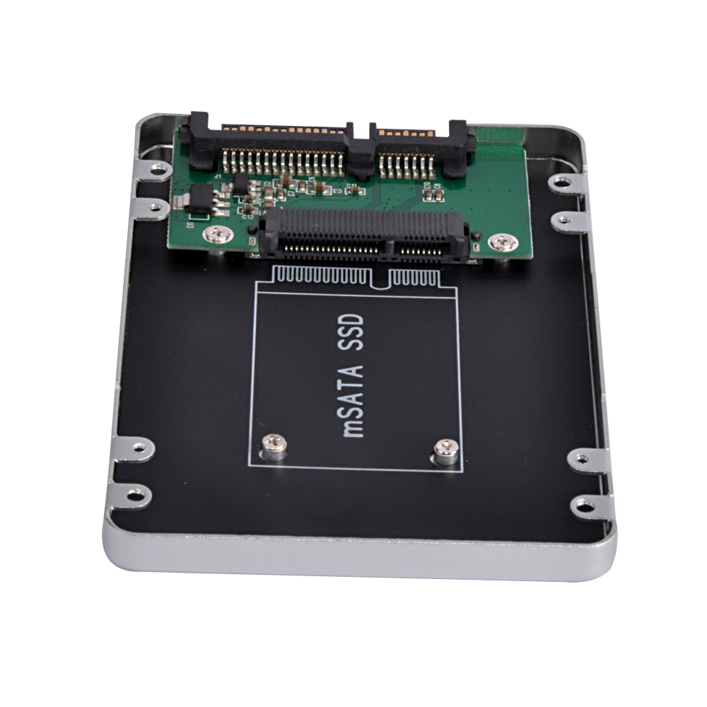 HD2570-mi mSATA SSD à 2,5 pouces HDD boitier convertisseur adaptateur