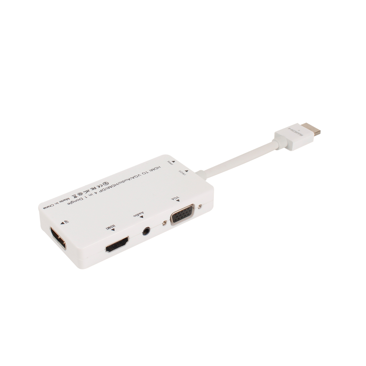 Switcher HDMI a HDMI + VGA + DP
