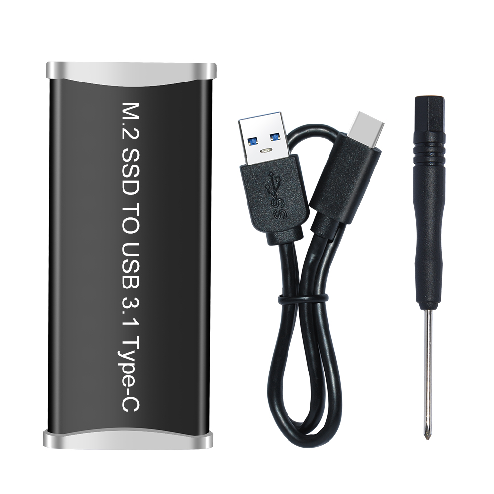 HUM005-C    Portable mini M.2 SSD Card To Type-C HDD Adapter