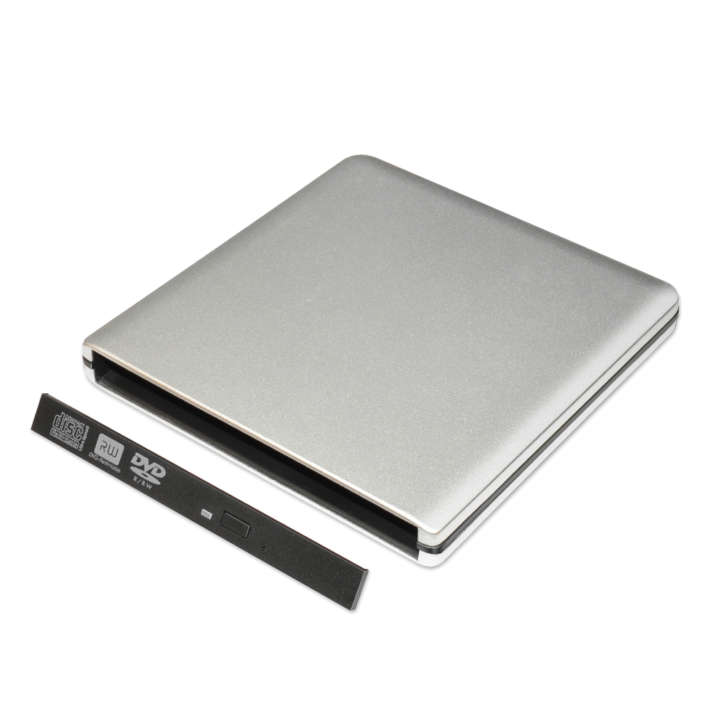 ODPS1203-SU3 pop-up 12.7 mm USB 3.0 alluminio custodia DVD esterna (Silver)