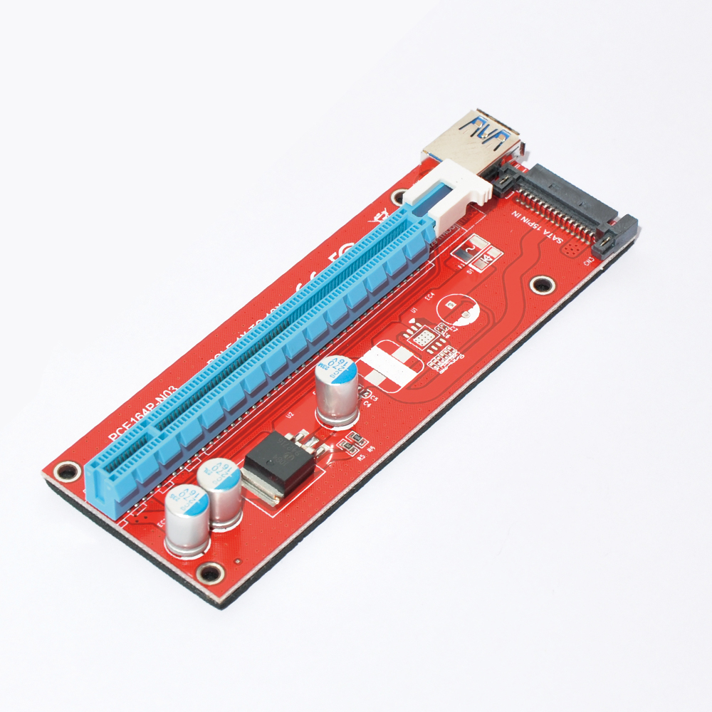 PCI-E 1X bis 16X Verlängerungskabel PCIe USB 3.0 BTC Miner dedizierter Adapter