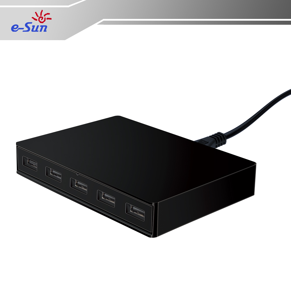 5 ports USB QC2.0 Adapter Can charge Laptop,Tablet,Smart phone at the same time.