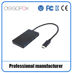 Type C Hub to 4 Ports USB 3.0 Adapter Converter for the MacBook