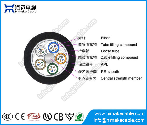 2-288 Kerne Loose tube Verseilung Kabel GYTA