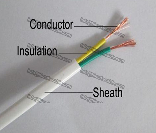 Cable de cable plano FFC flexible flexible Su fuente de alimentación hecha en China 300/500V
