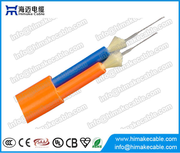 Flat Twin Duplex Military Tactical Indoor Optical Cable (DFC)