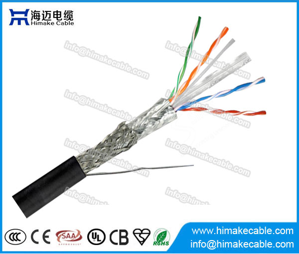 Goede kwaliteit SFTP Cat6 kabel BC geleider geslaagd Fluke-test gemaakt in China
