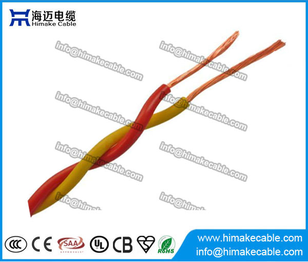 LSZH Cable Flexible aislado trenzado eléctrico alambre/300/300V (cable trenzado suave)