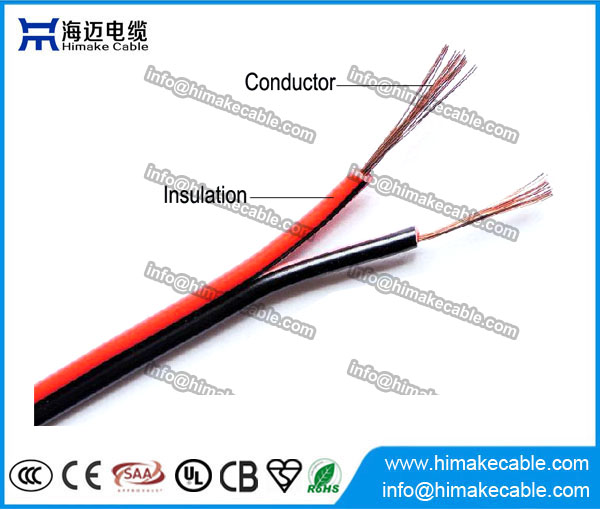 聚氯乙烯绝缘平行软电线电缆 300/300V (8字形电线)