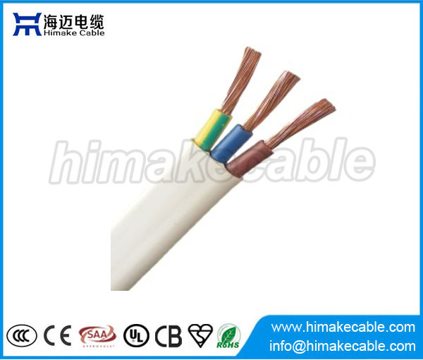 PVC isolado e sheathed PVC cabo Flat de TPS 450/750V