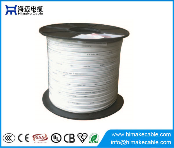PVC isolado e sheathed PVC cabo Flat de TPS 450/750V