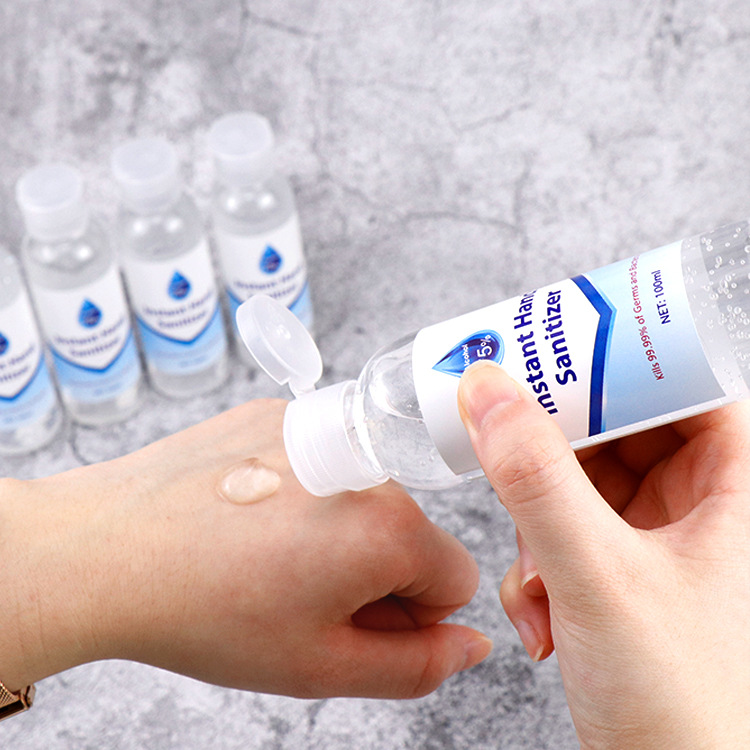 100ml 75% Alcohol Gel Hand Sanitizer Alcohol Hand Sanitizer Gel Antibacterial CE