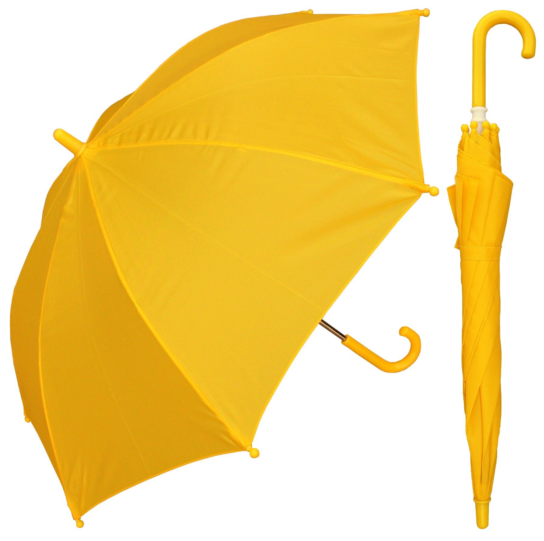 19 inch color matching plastic handle promotional kids umbrella