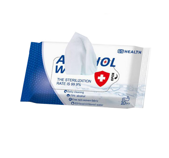 75% alcoholic wet wipes cheap and high grade disinfecting cleaning wet wipes