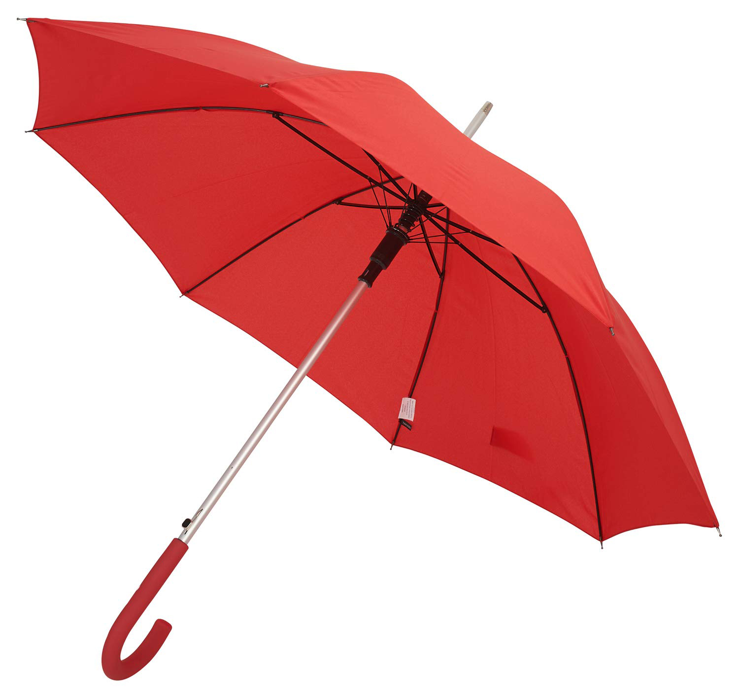 China Factory Custom New Model 105CM 8Ribs Auto Open Straight Umbrella with Matched Color Handle