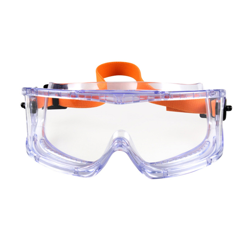 Klare, beschlagfreie, kratzfeste Rundumgläser, rutschfeste Schutzbrille, einstellbare transparente Schutzbrille