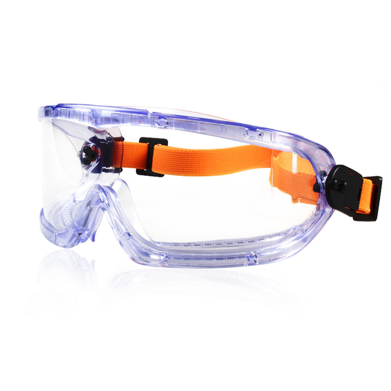 Klare, beschlagfreie, kratzfeste Rundumgläser, rutschfeste Schutzbrille, einstellbare transparente Schutzbrille